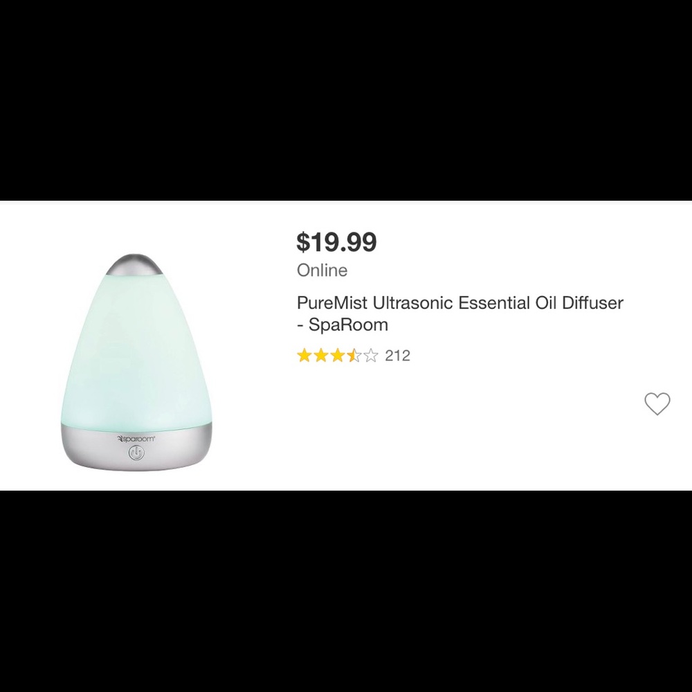 Essential oil diffuser and essential oil